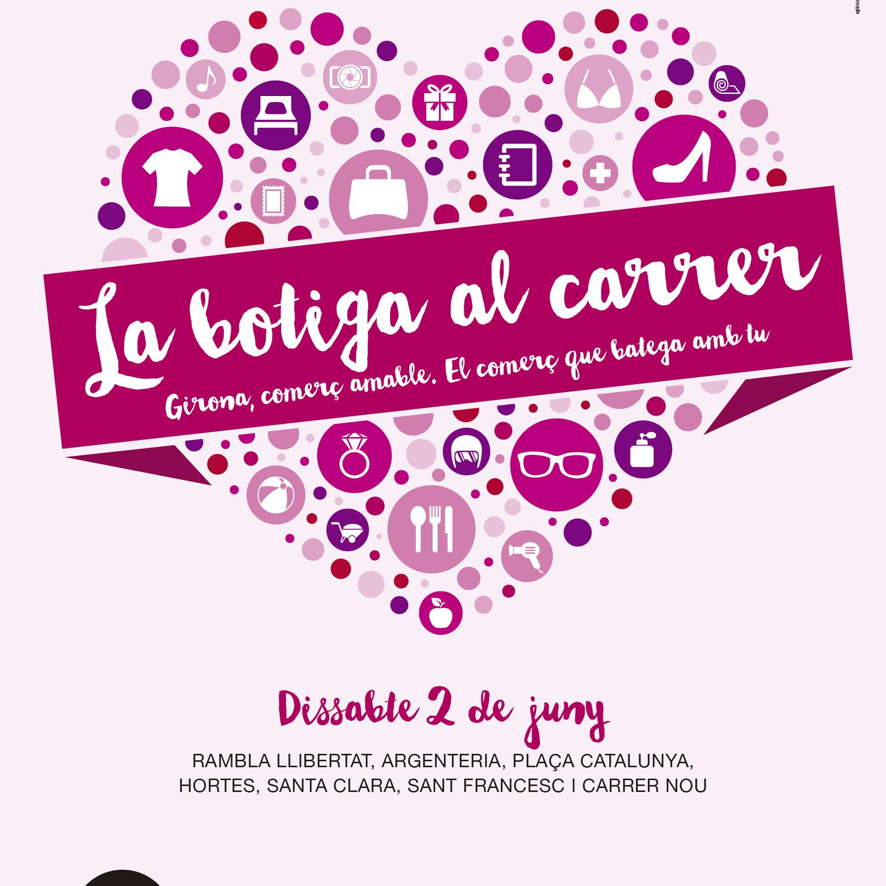 Dissabte 2 de juny, Botiga al Carrer a la zona centre de Girona