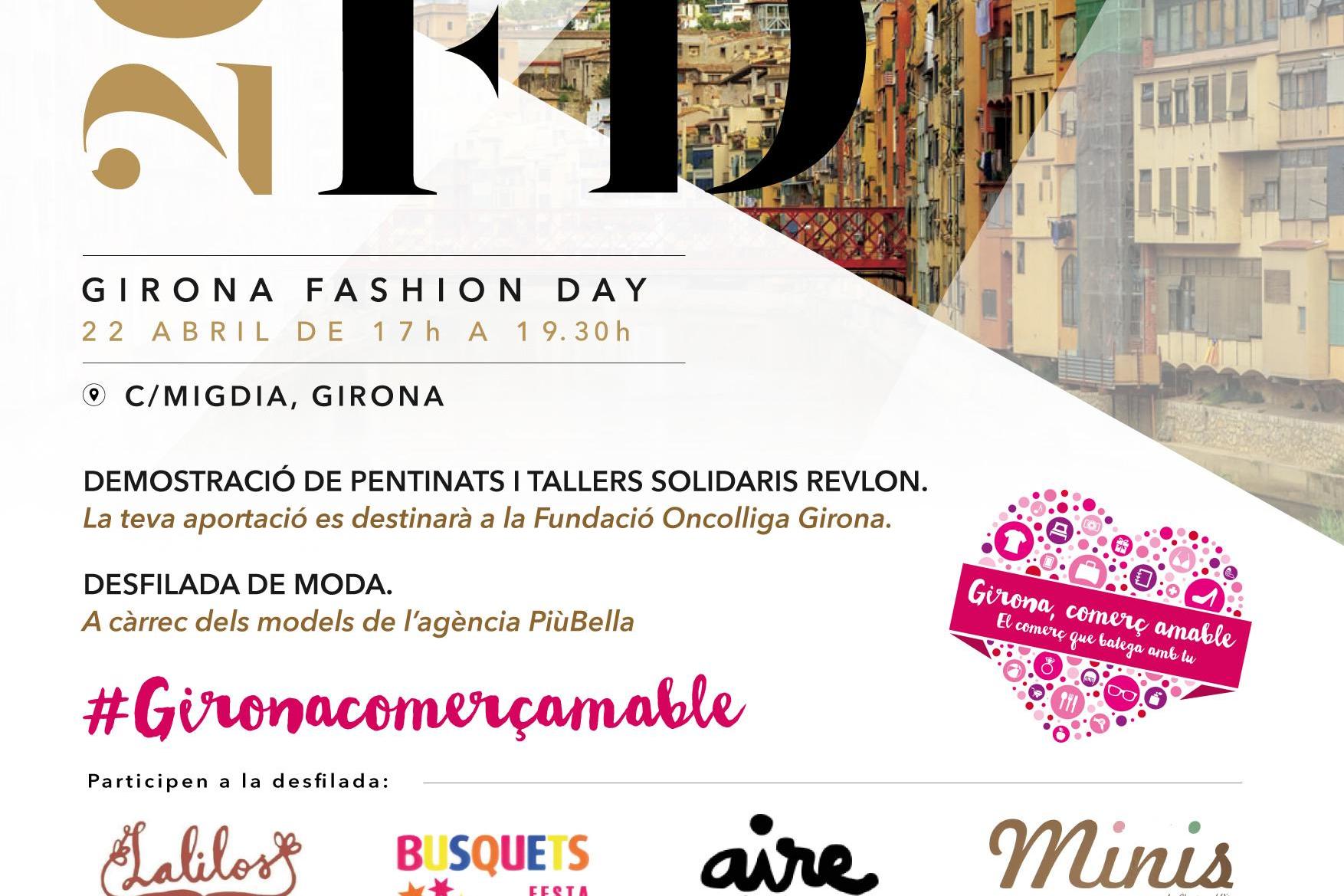 X Edició de la desfilada de moda Girona Fashion Day, dissabte 22 d'abril al carrer Migdia de Girona