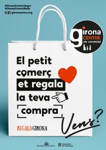 Girona Centre Eix Comercial llança la campanya de xecs regal “El petit comerç et regala la teva compra. Vens?”