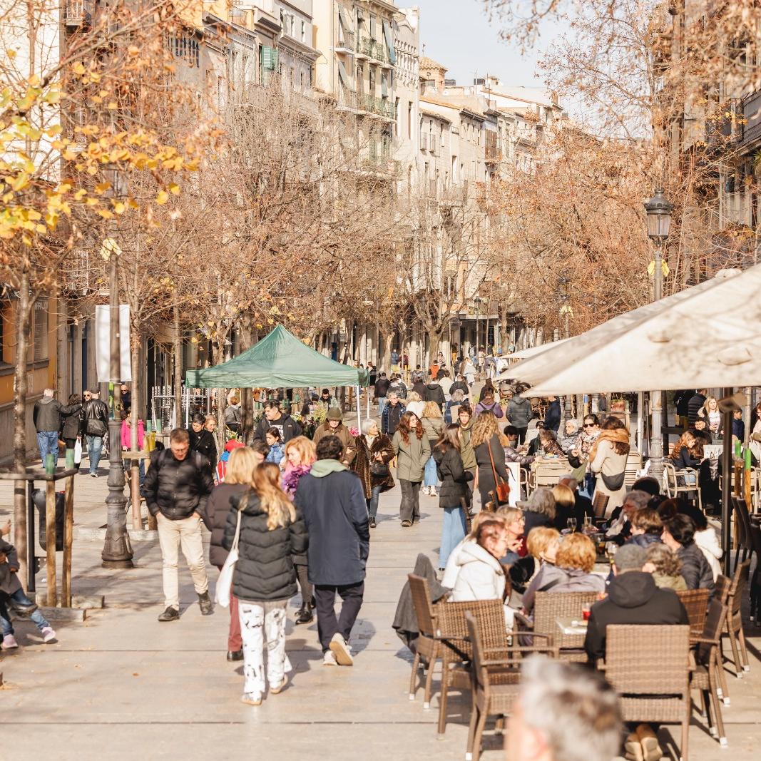 La rambla de Girona
