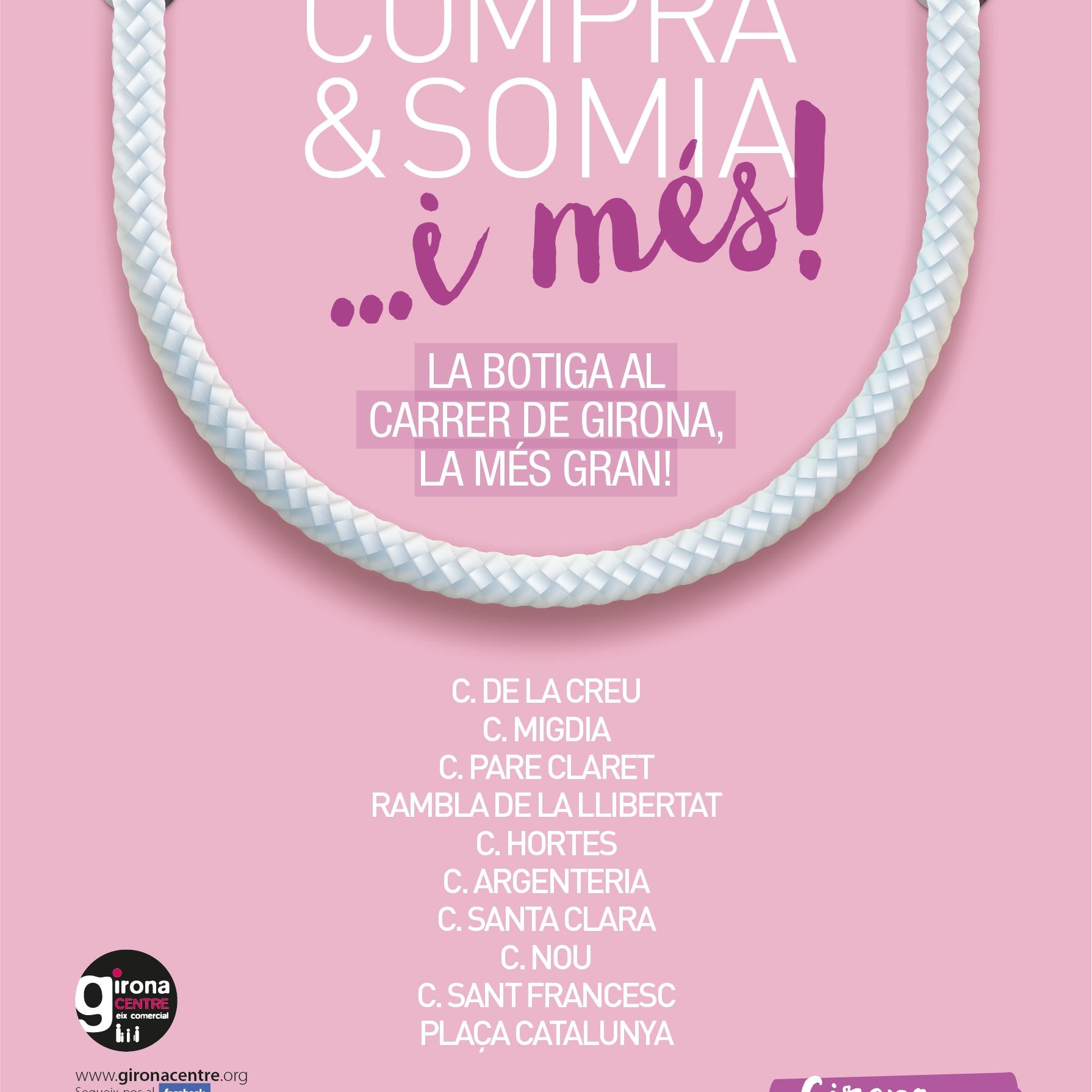 29 de setembre, V edició de Compra & Somia, la botiga al carrer de tot l’eix comercial de Girona