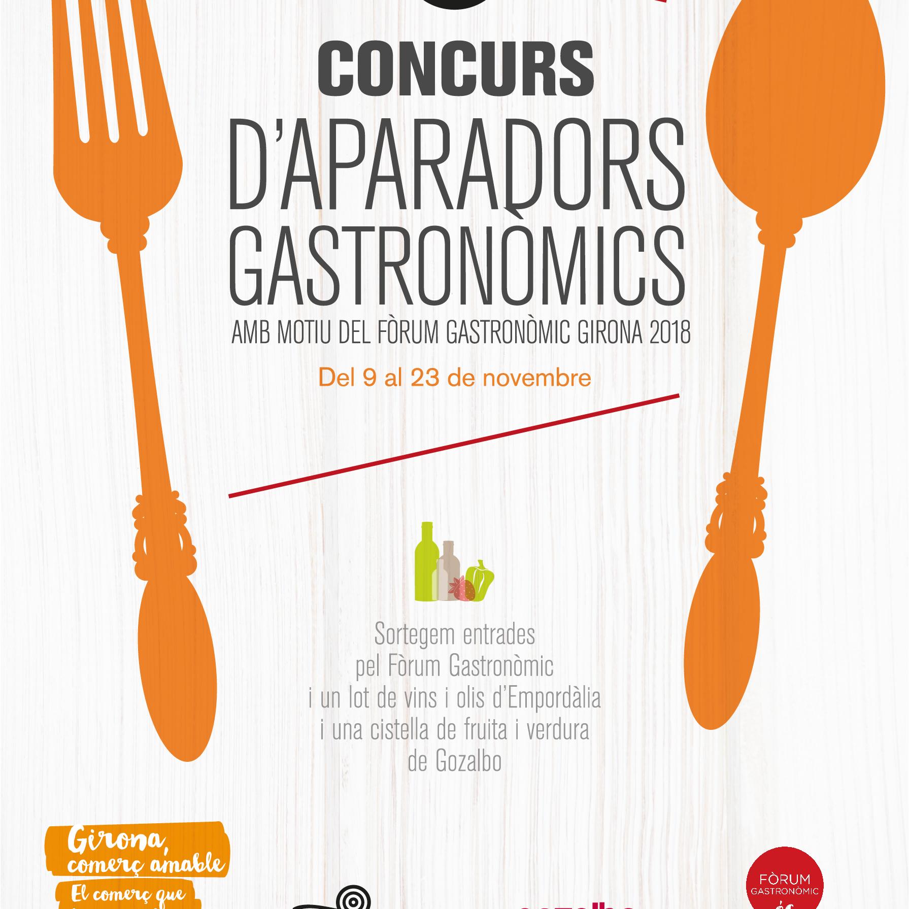 Mireu les candidatures al premi "Millor aparador gastronòmic de l'any" Molta sort!