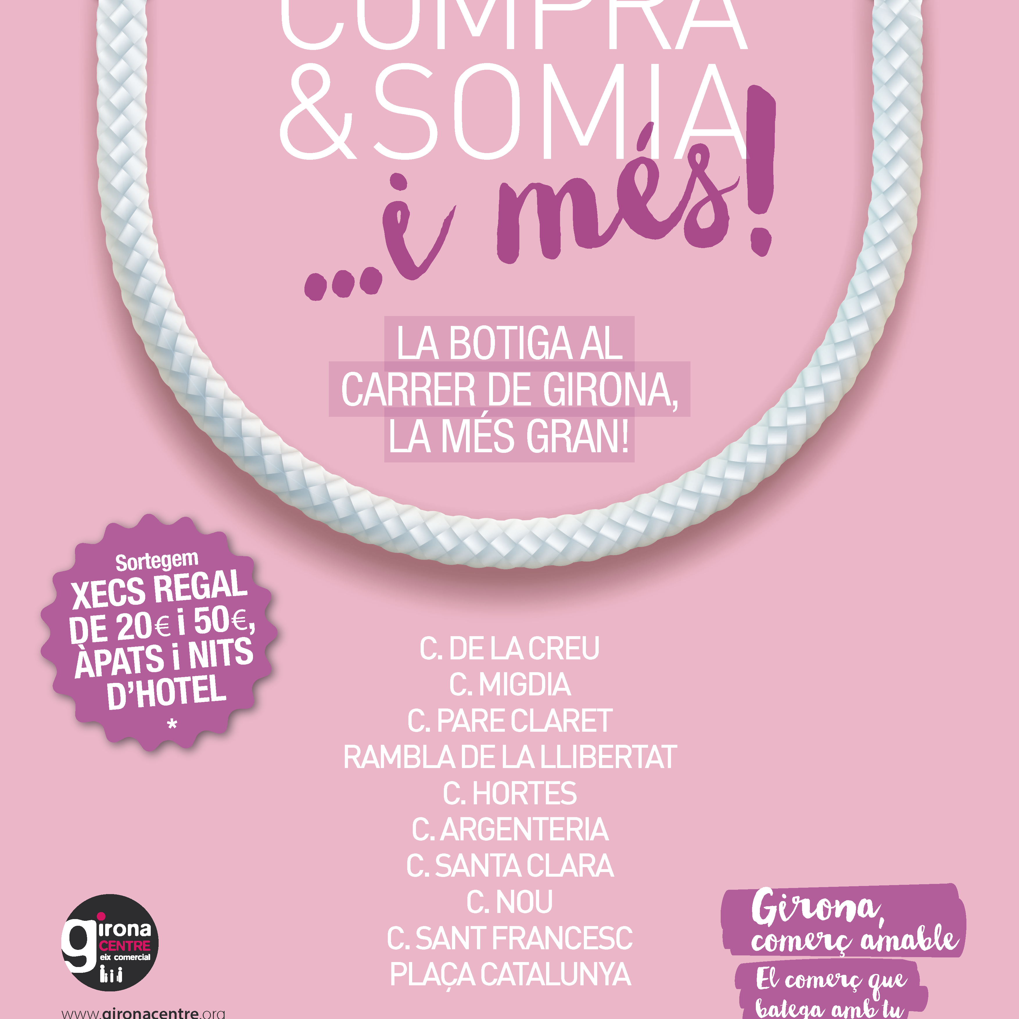 Dissabte 30 de setembre, a Girona: Compra & Somia, la botiga al carrer més gran de la ciutat