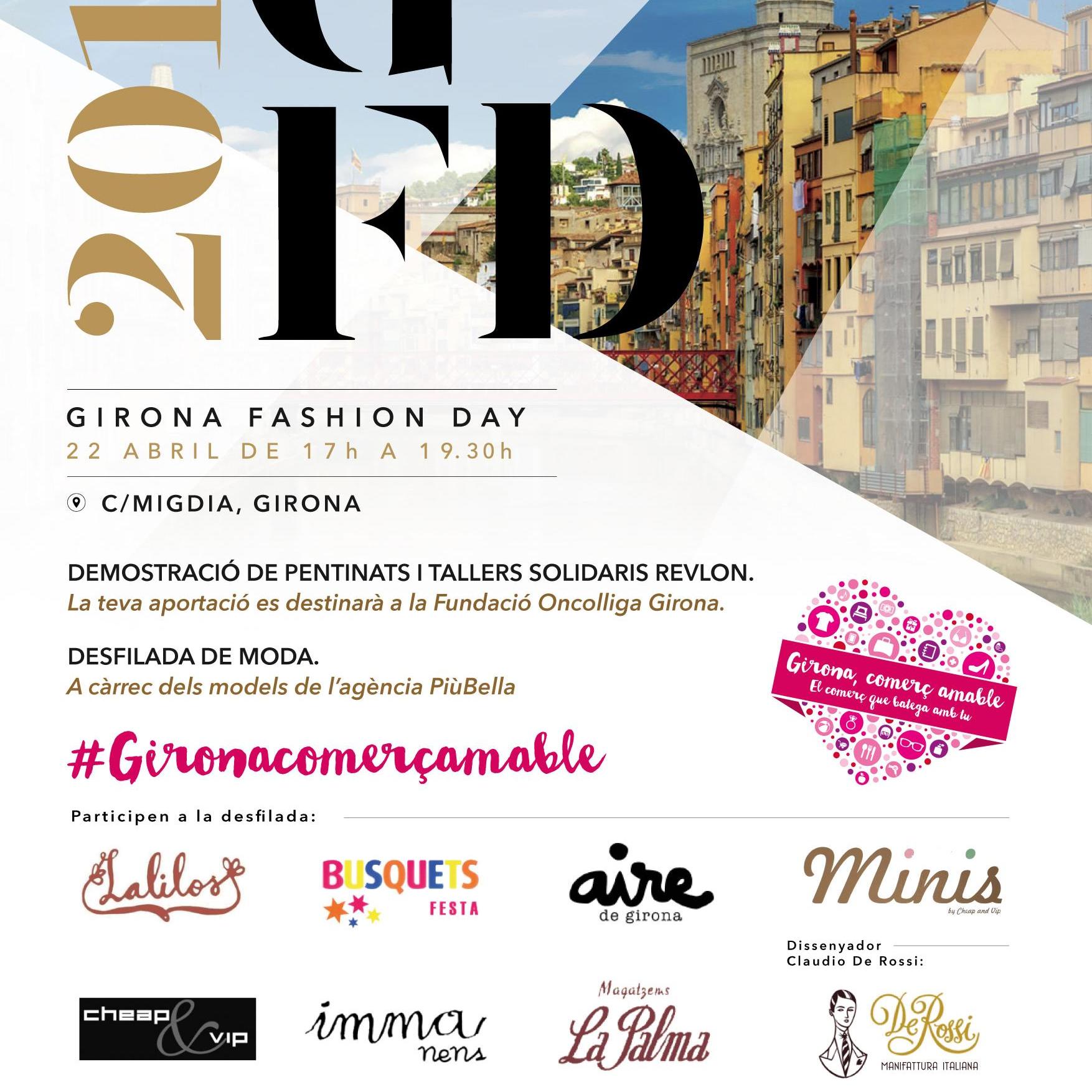 X Edició de la desfilada de moda Girona Fashion Day, dissabte 22 d'abril al carrer Migdia de Girona