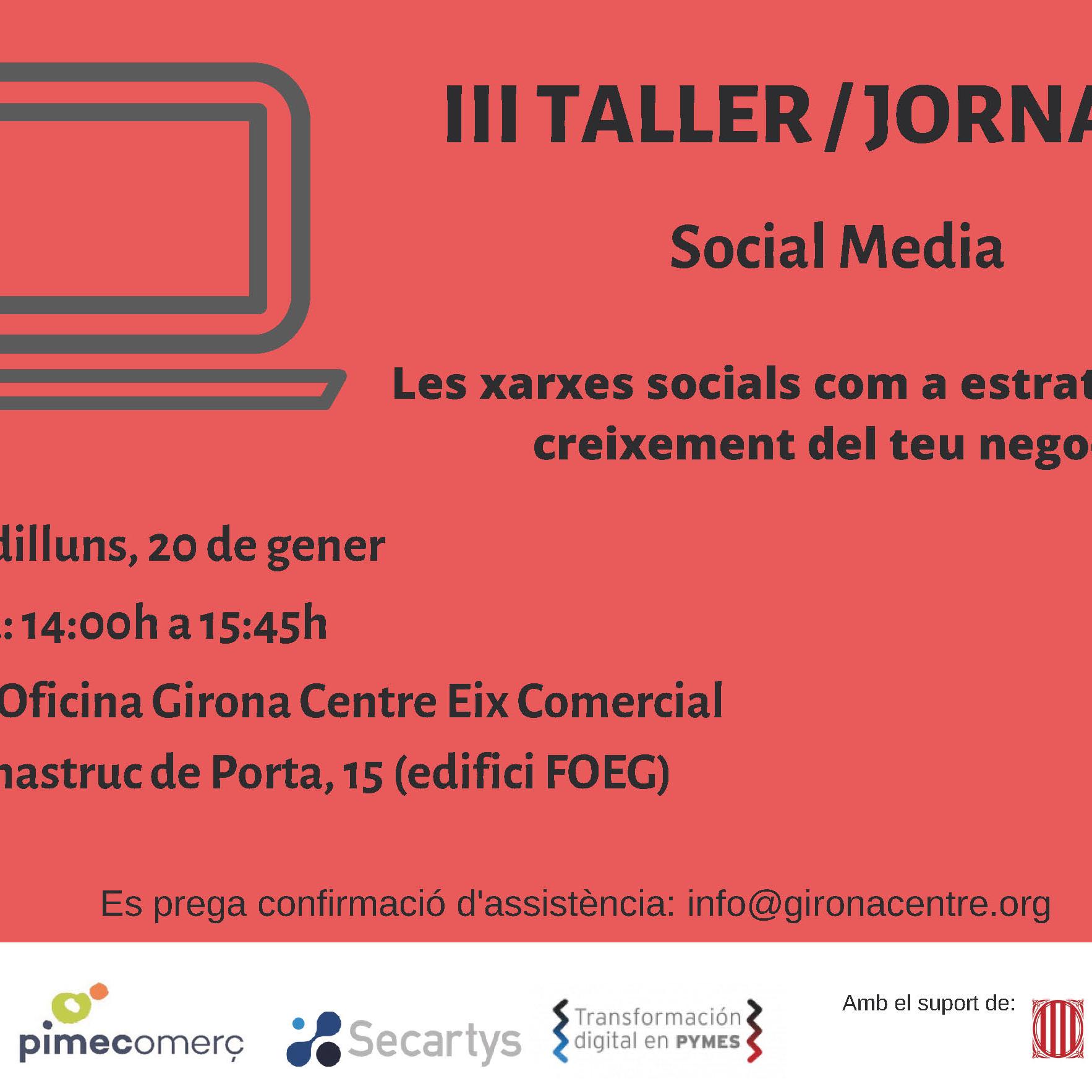 En agenda. Tallers pràctics per al comerç associat