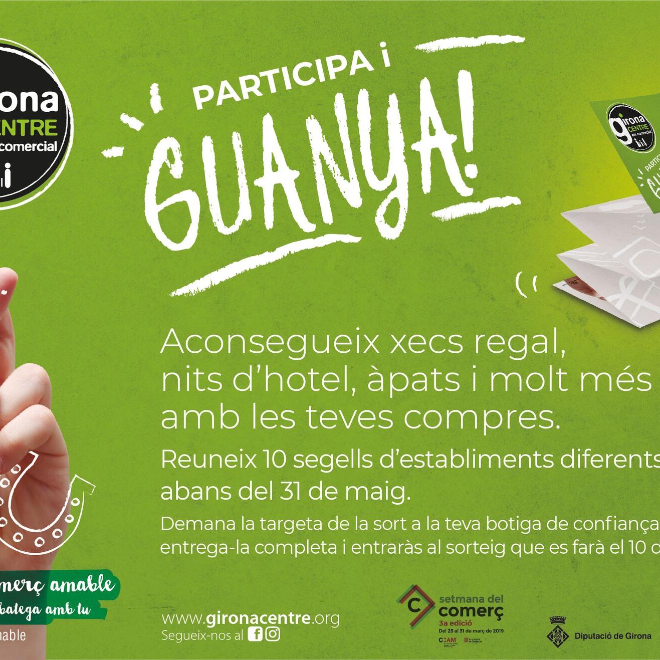Girona Centre llança la campanya “Targeta de la sort”