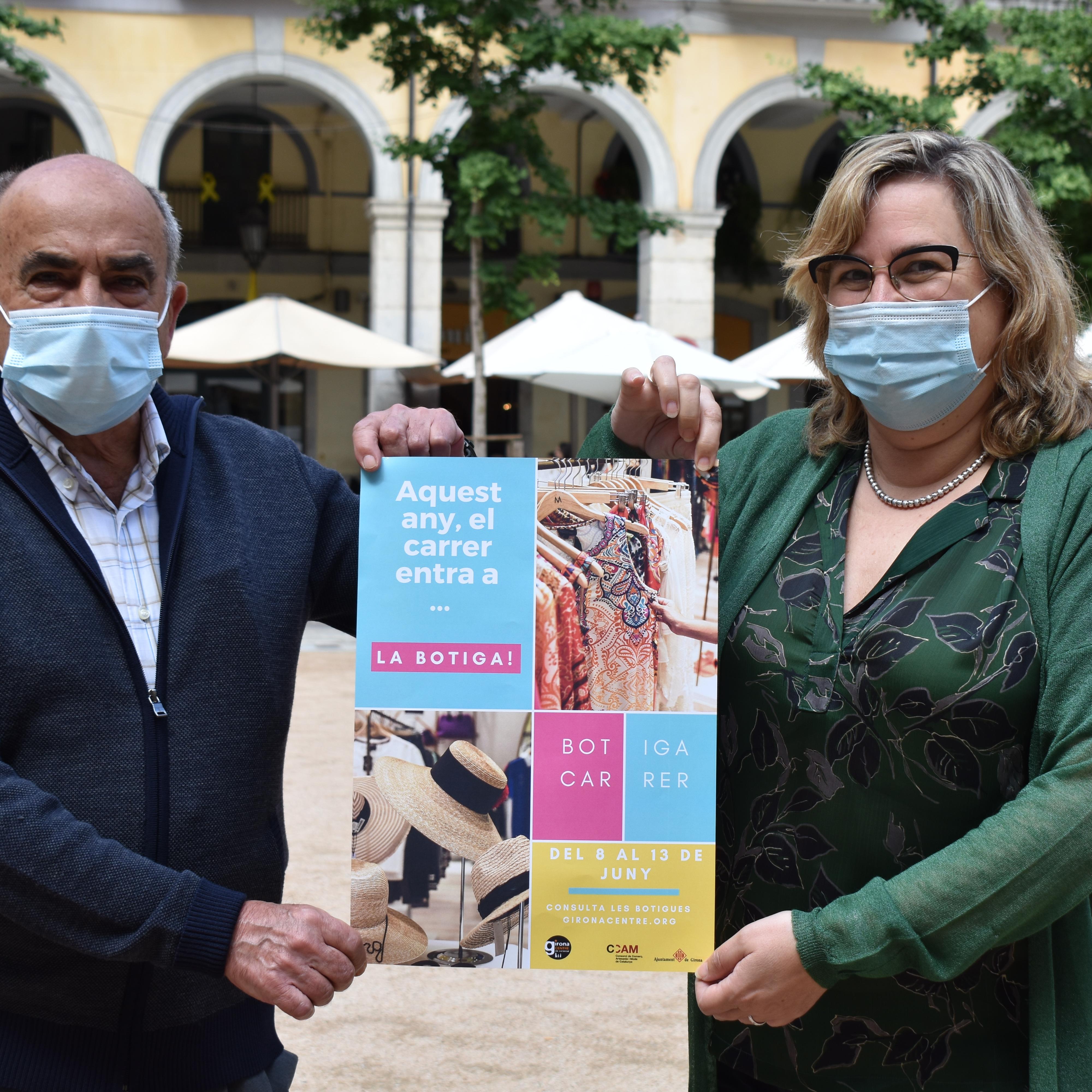 El petit comerç de Girona dona el tret de sortida a la campanya “Aquest any, el carrer entra a ... la botiga”