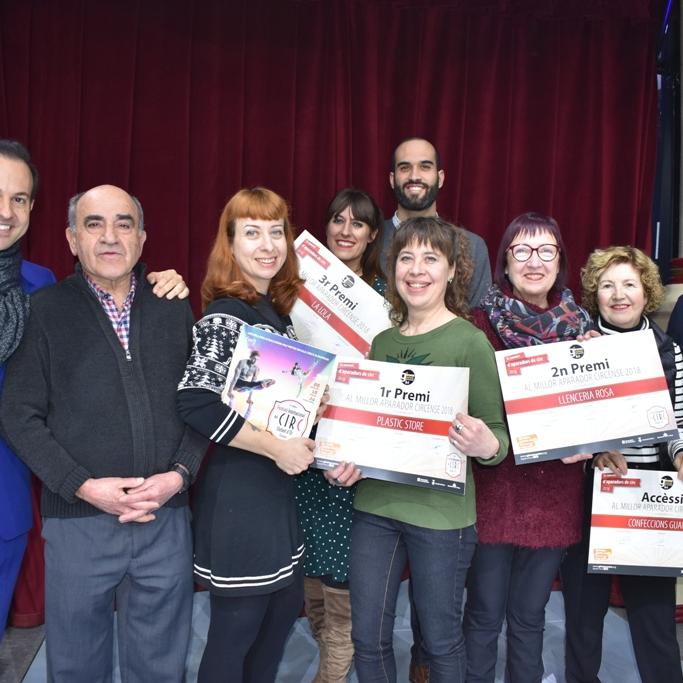 Plàstic Store, primer premi del I concurs d’aparadors  circenses de Girona