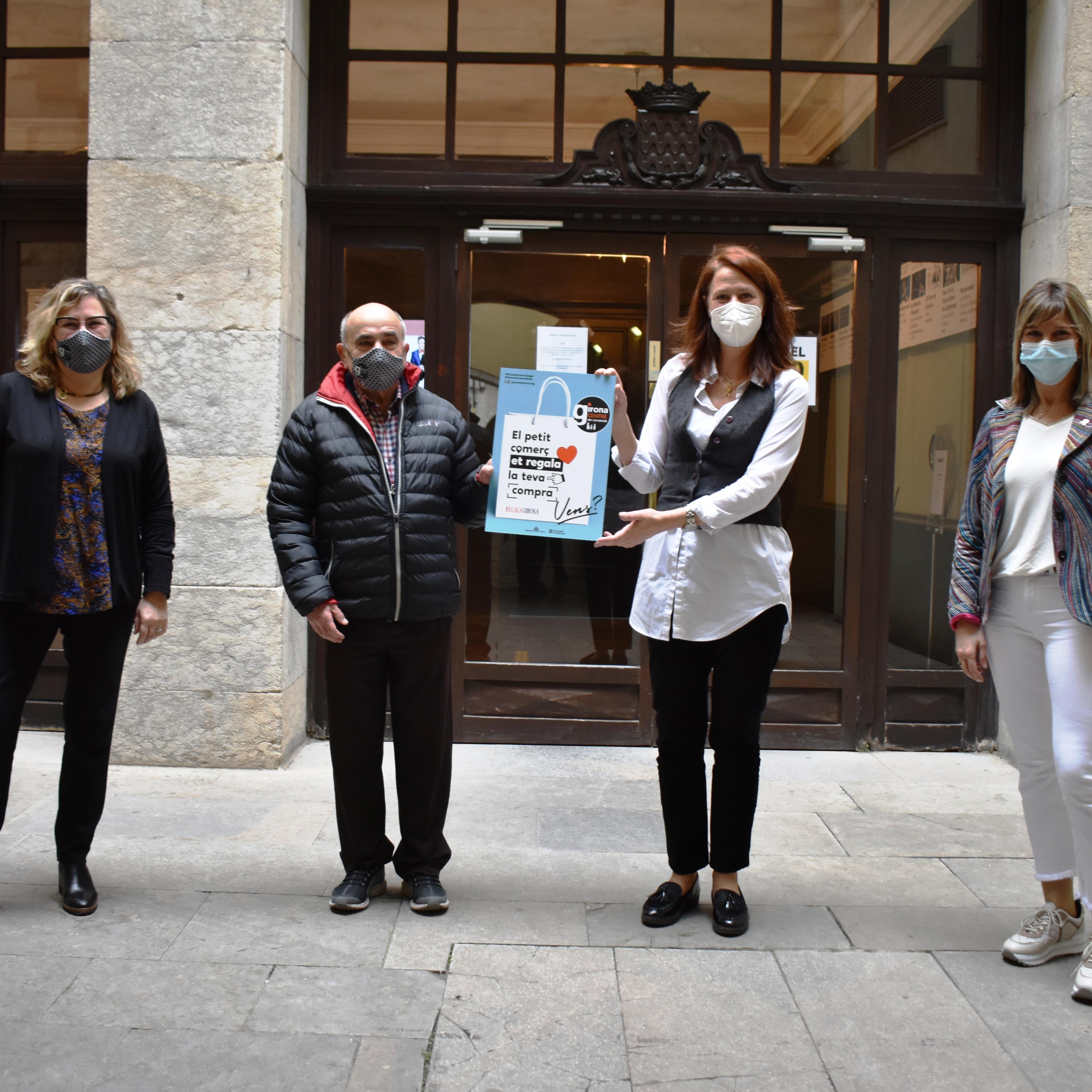 Girona Centre Eix Comercial llança la campanya de xecs regal “El petit comerç et regala la teva compra. Vens?”