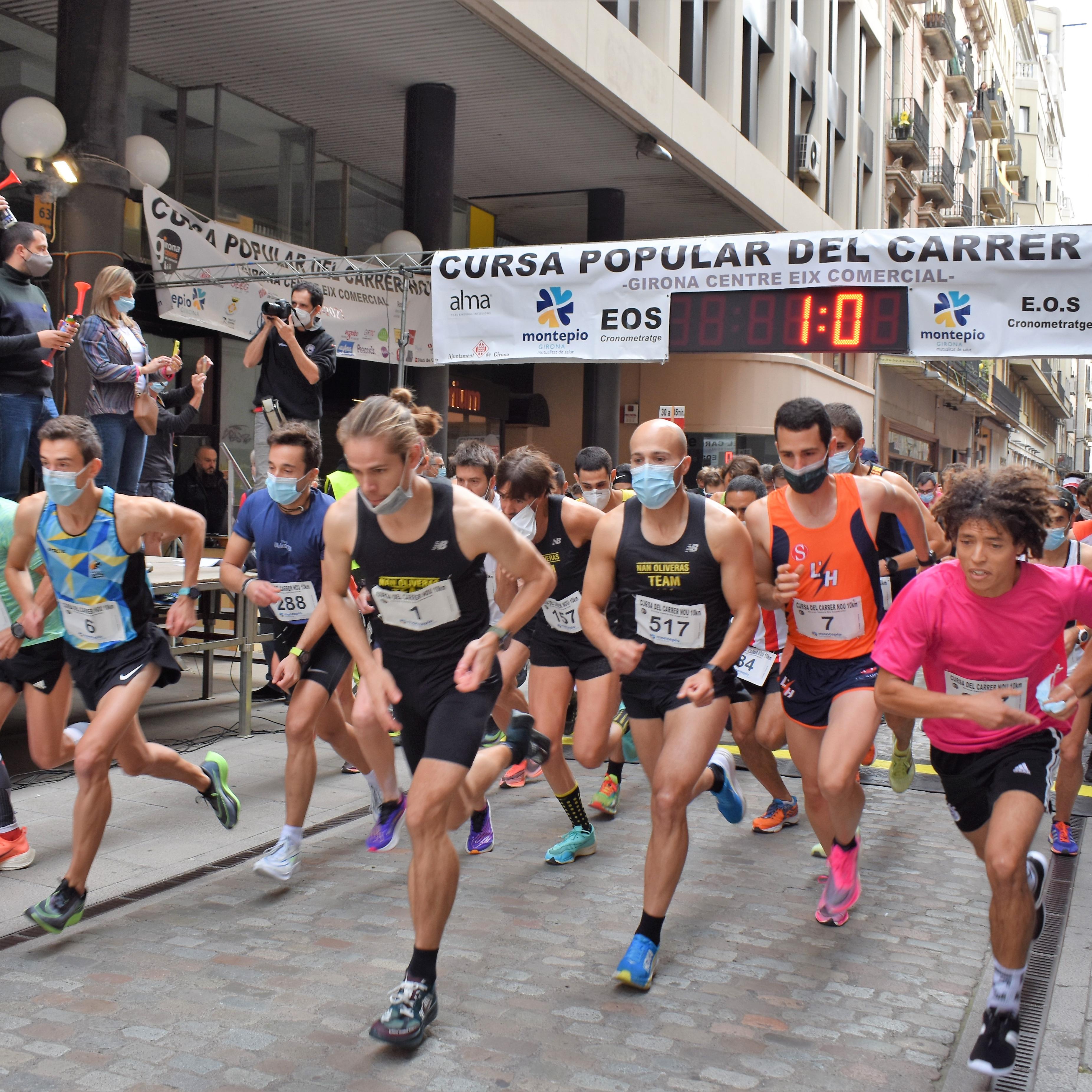 Nou èxit de la llegendària cursa popular del carrer Nou de Girona
