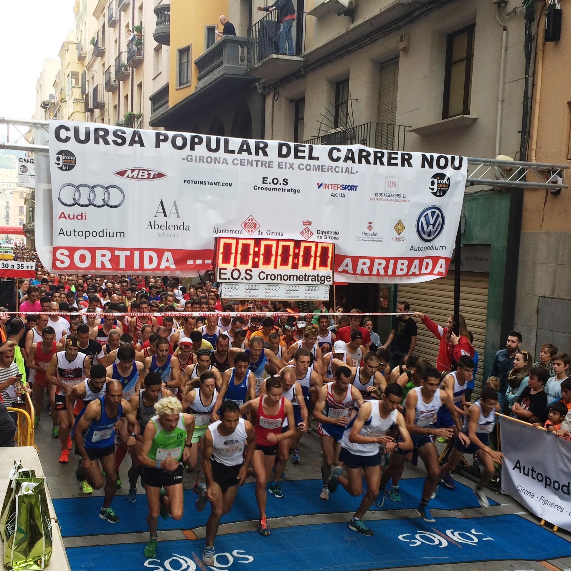 Èxit de participació de la Cursa Popular del Carrer Nou, amb 2.300 corredors 