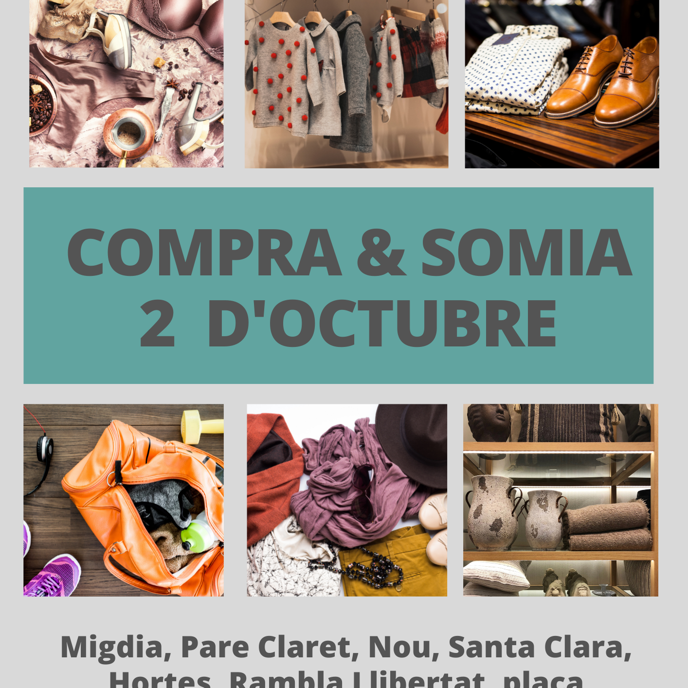 Botigues participants a la botiga al carrer Compra & Somia, la més gran de la ciutat!