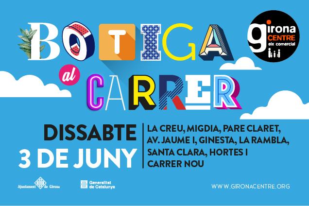 Cartell de la campanya Botiga al carrer 2023