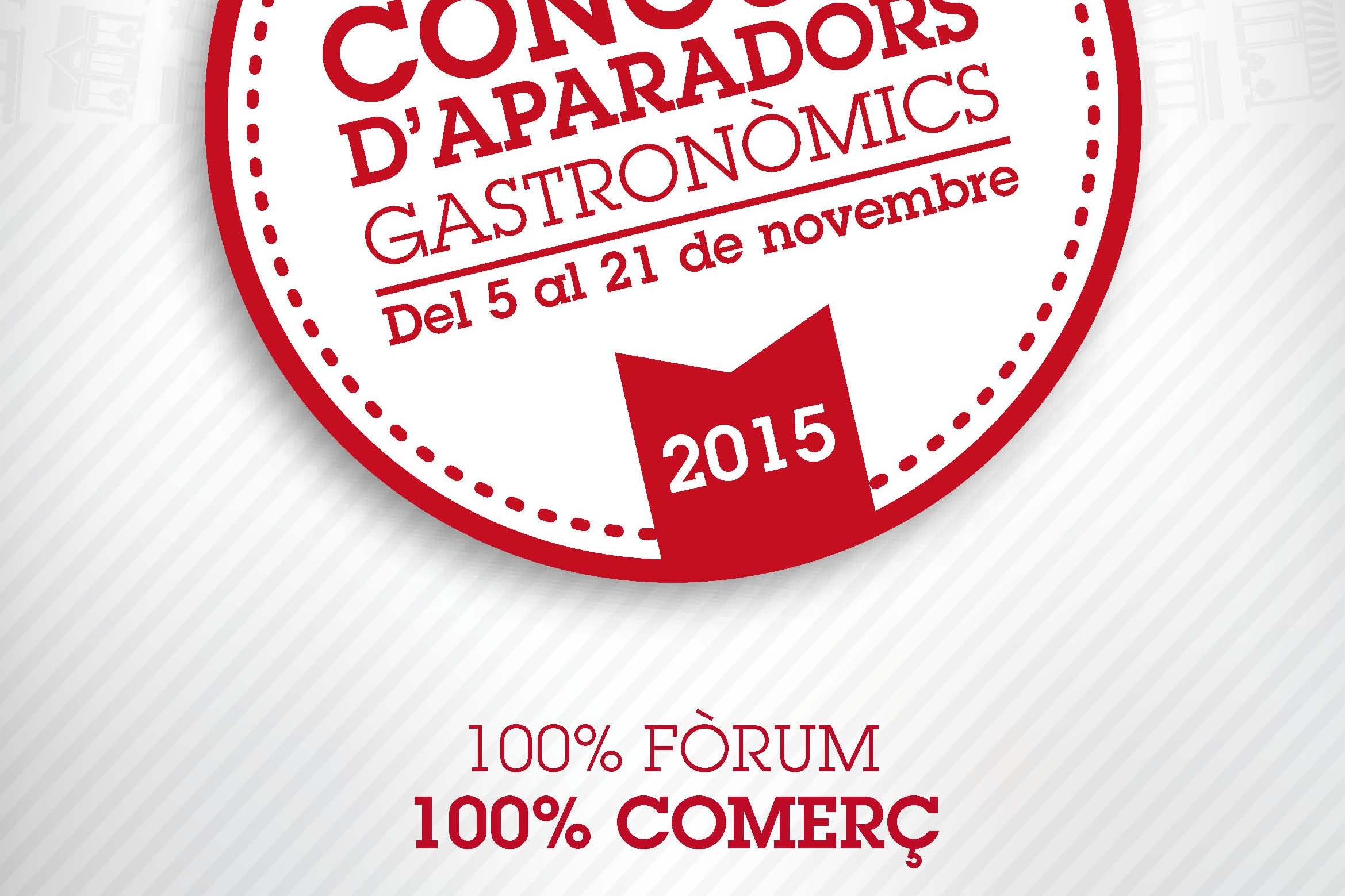 VII edició del concurs “Millor Aparador Gastronòmic” en el marc del Fòrum Gastronòmic 2015