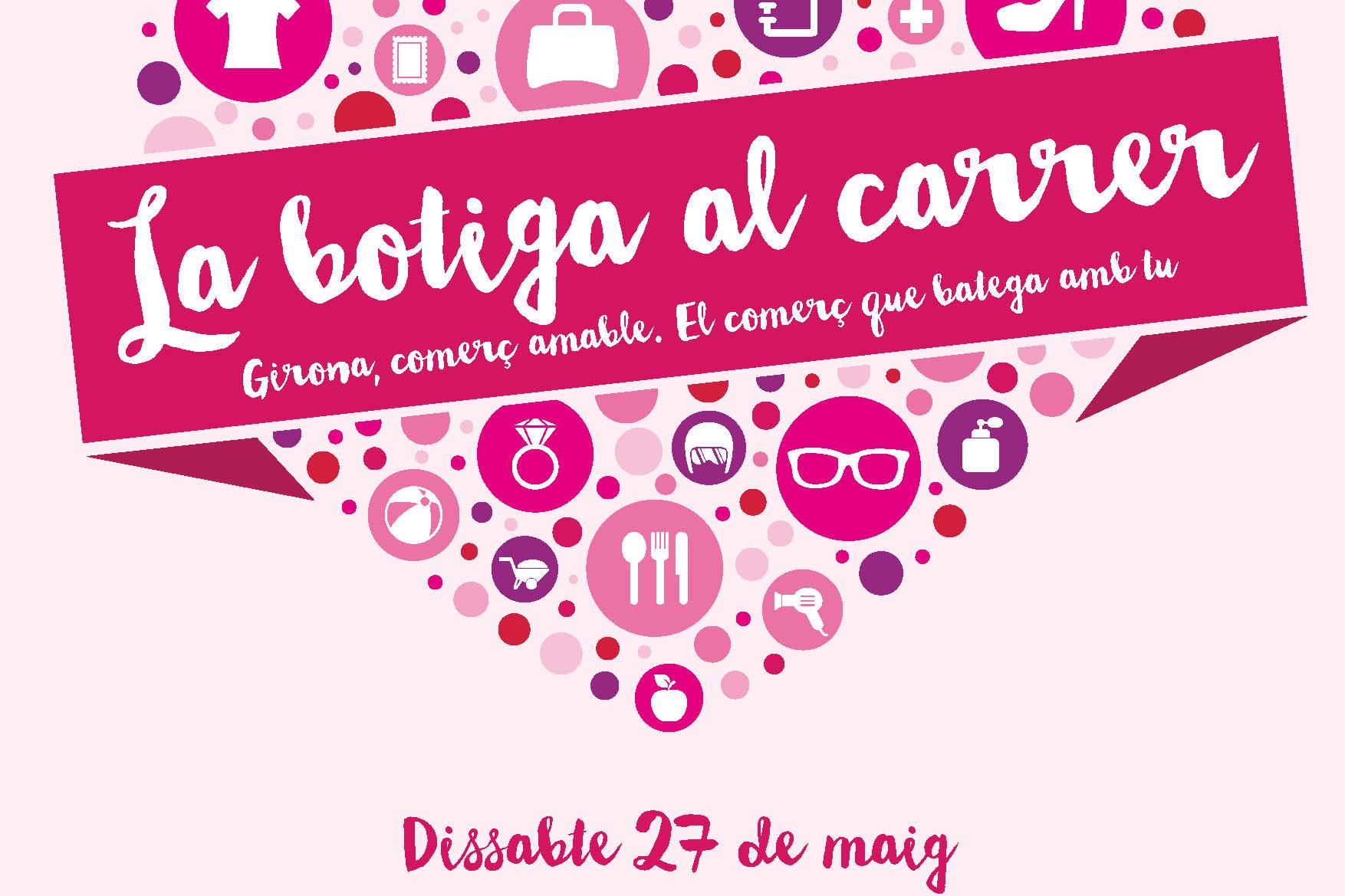 La primera botiga al carrer de la primavera, aquest dissabte 27 de maig, a la zona de l’Eixample