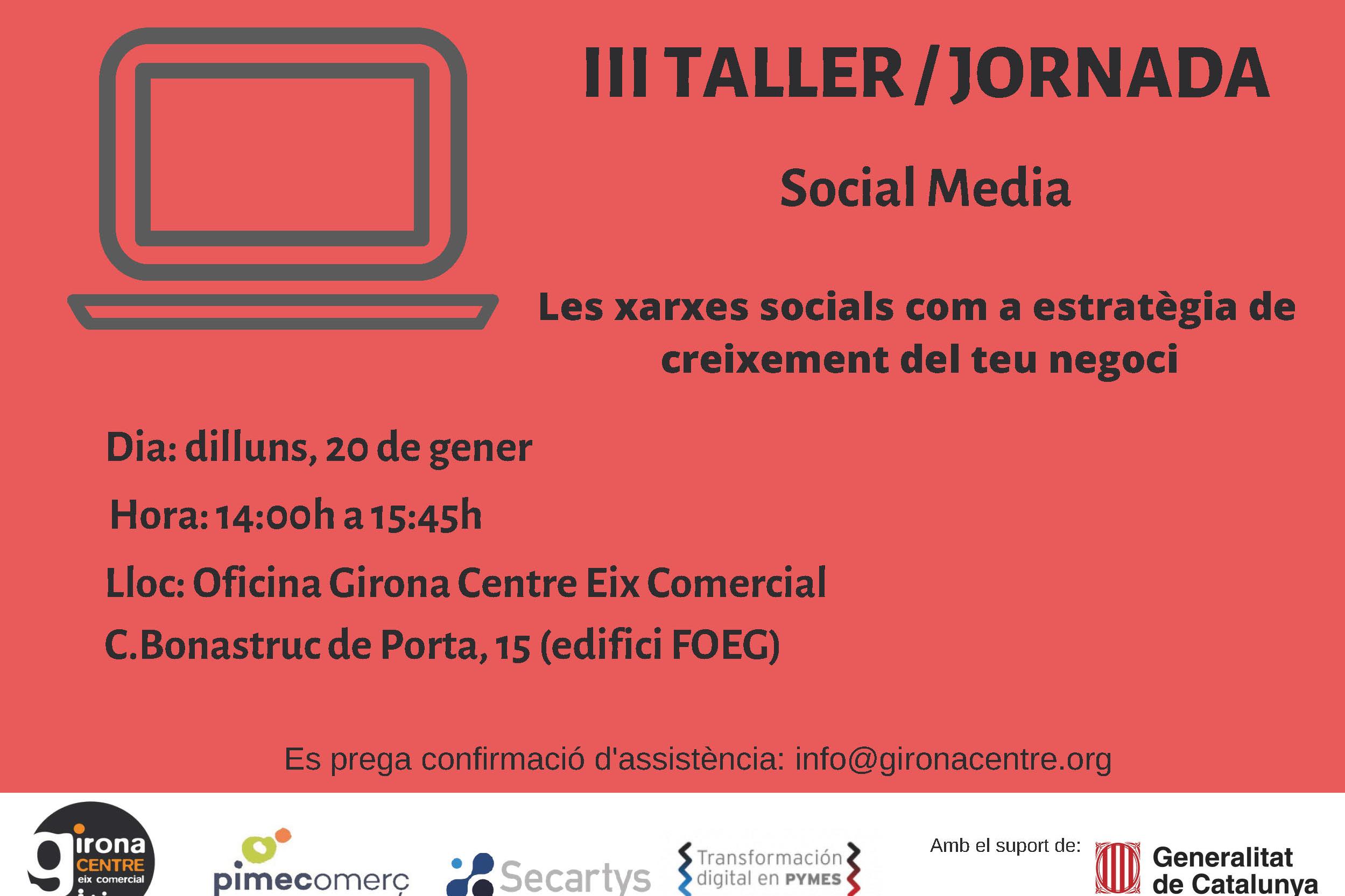 En agenda. Tallers pràctics per al comerç associat