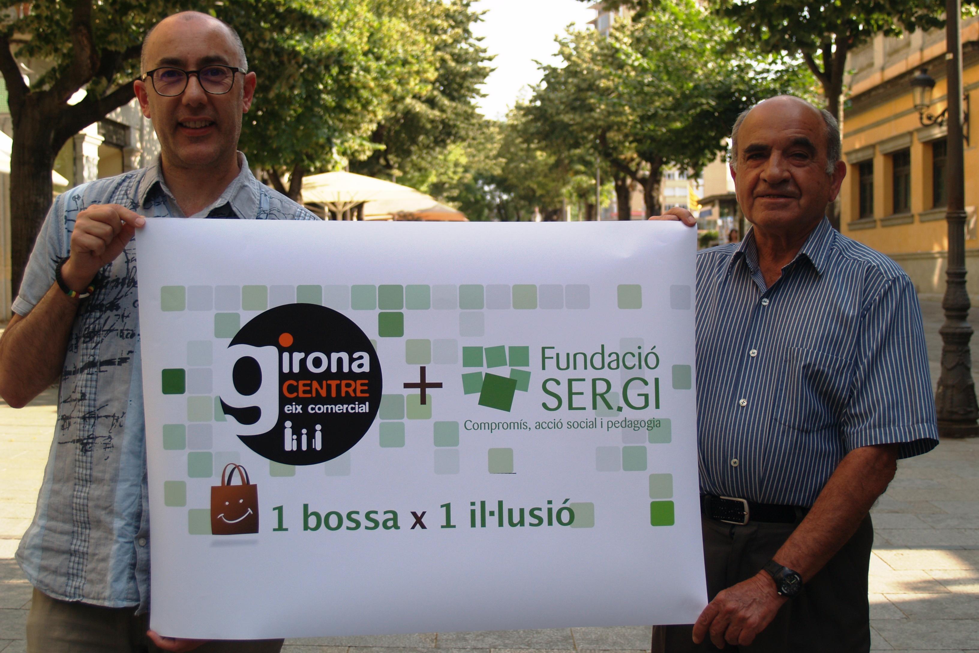 Girona Centre i la Fundació SER.GI promouen la campanya “1 bossa x 1 il•lusió”