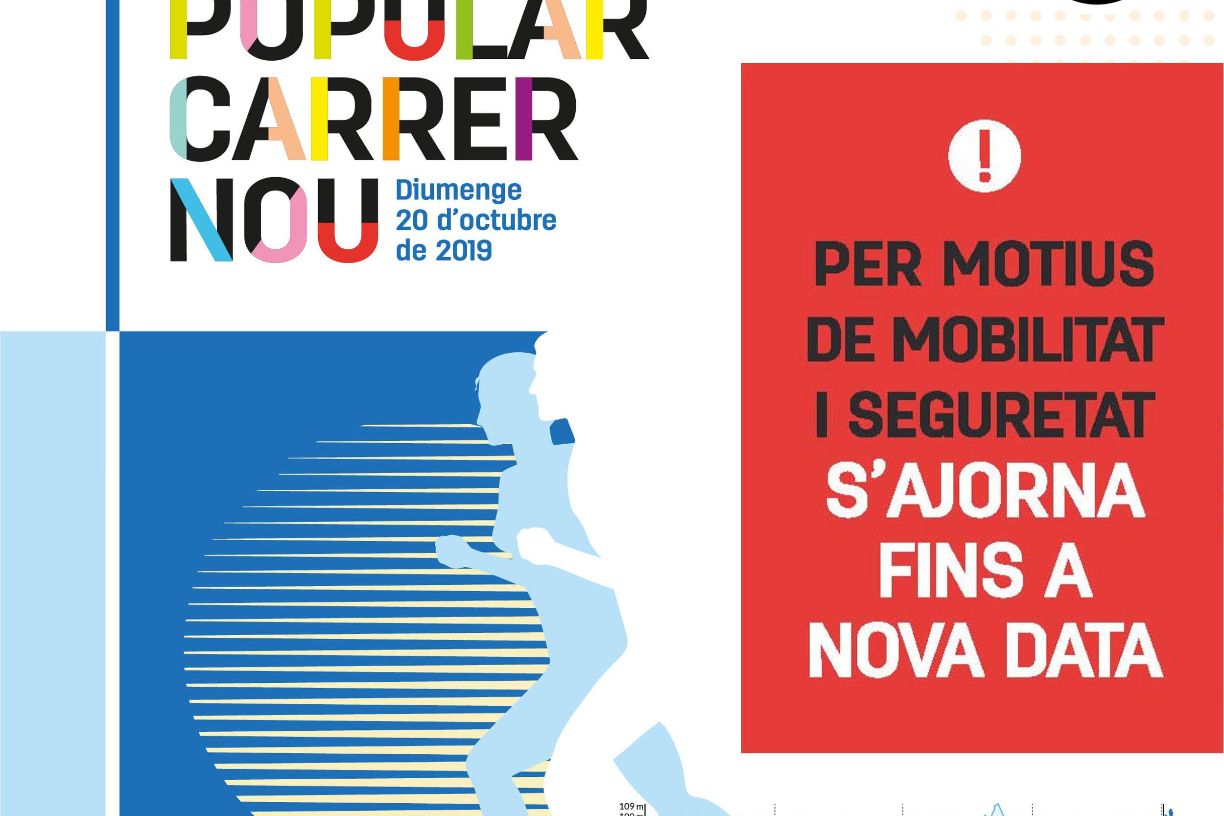 La Cursa Popular del Carrer Nou s'ajorna fins a nova data