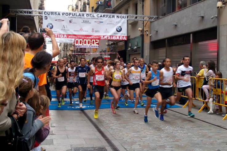 La Cursa Popular del Carrer Nou Girona Centre Eix Comercial manté el sostre de la participació i impulsa l'esperit participatiu entre els més petits