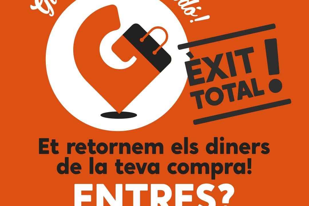 Èxit rotund de la campanya “Et retornem els diners de la teva compra”: 10.000 butlletes exhaurides i alt retorn per al comerç