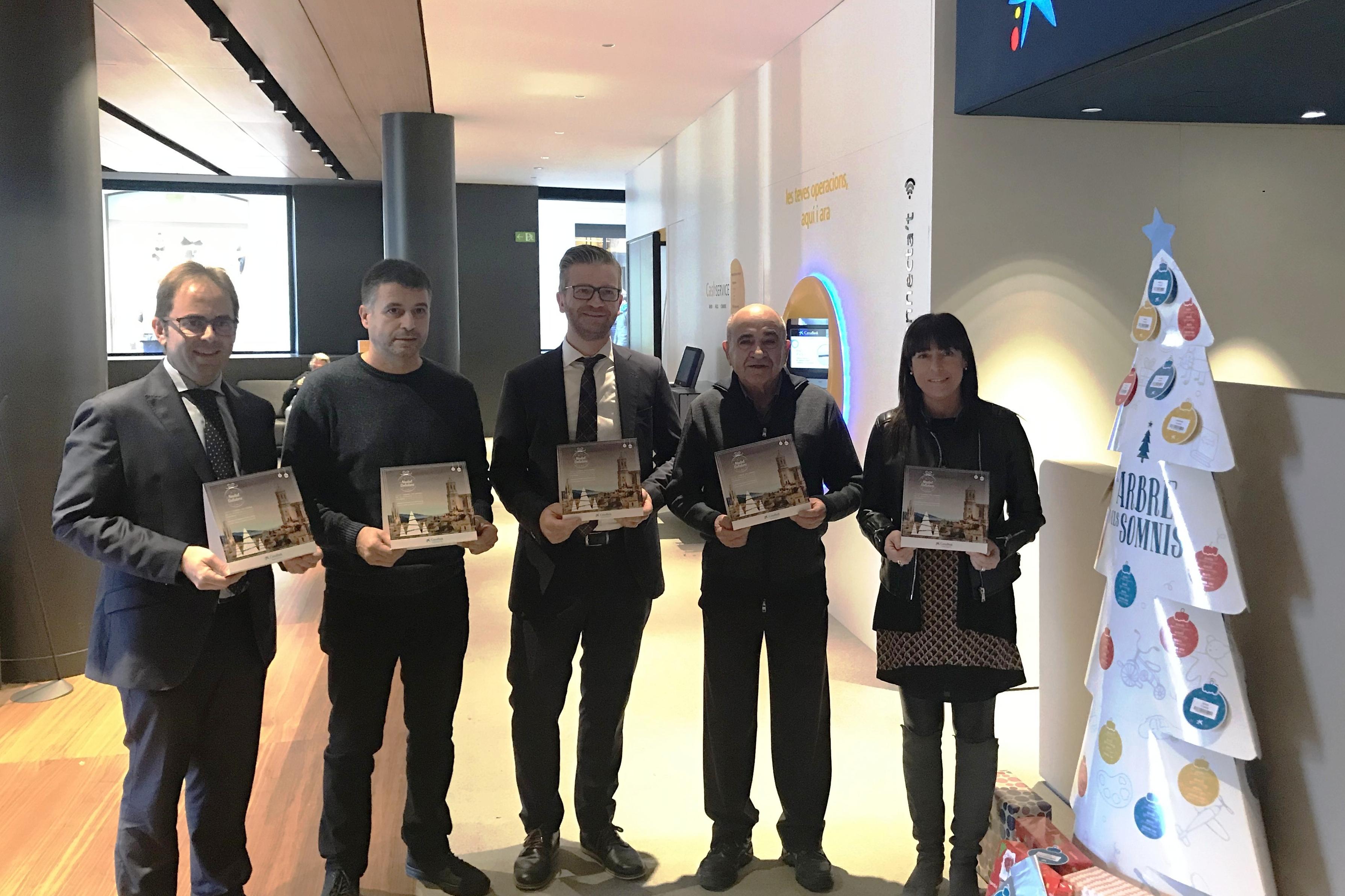 CaixaBank i Girona Centre posen en marxa la campanya Nadal Solidari 2019
