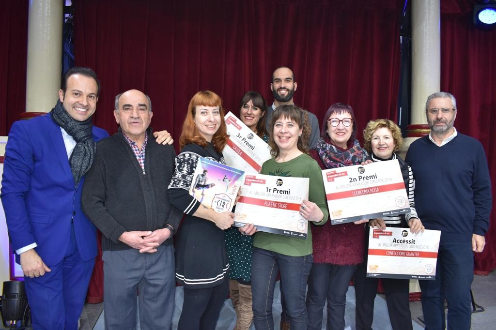 Plàstic Store, primer premi del I concurs d’aparadors  circenses de Girona