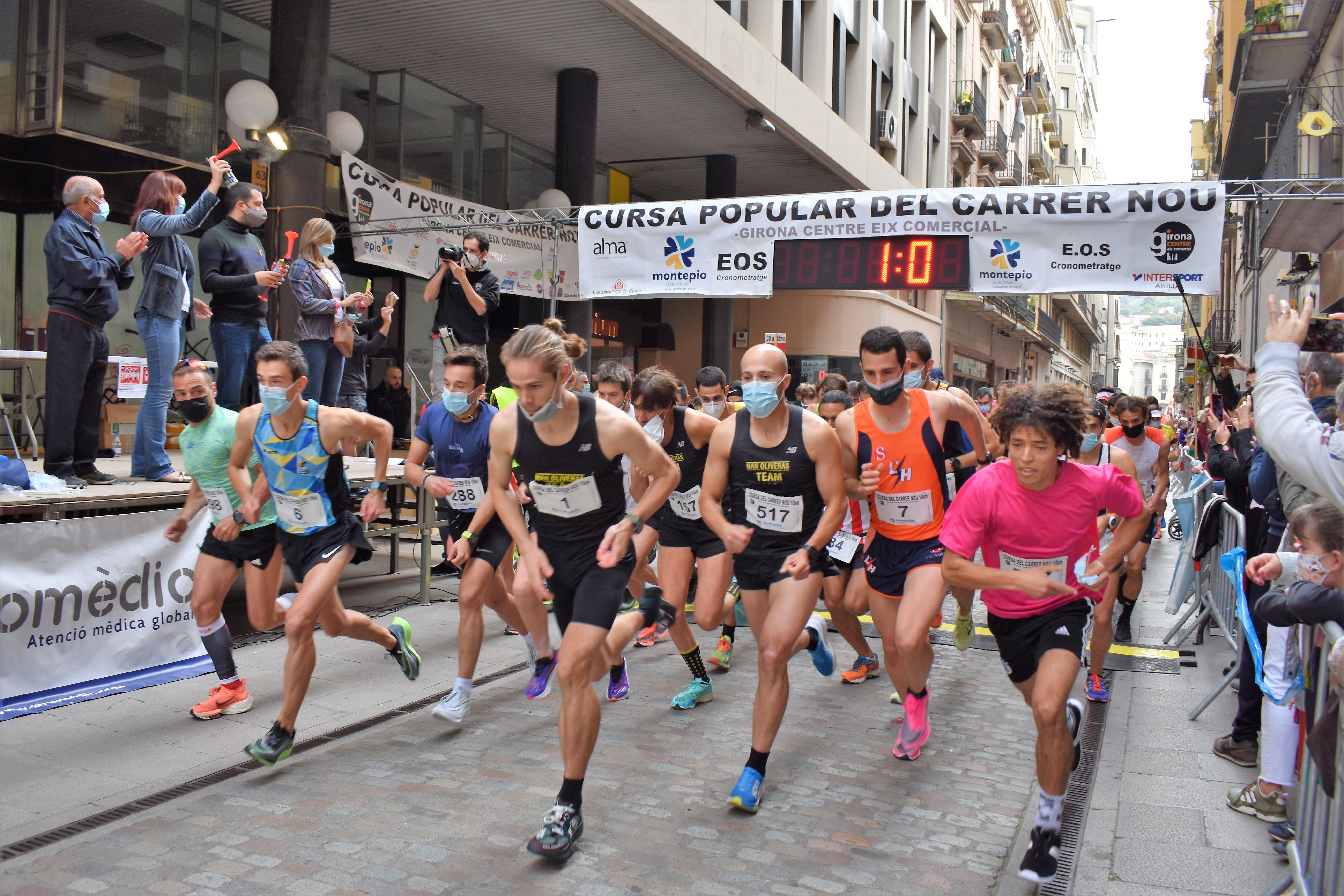 Nou èxit de la llegendària cursa popular del carrer Nou de Girona