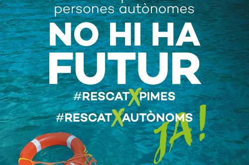 Girona Centre se suma a la campanya “Sense pimes i autònoms no hi ha futur”