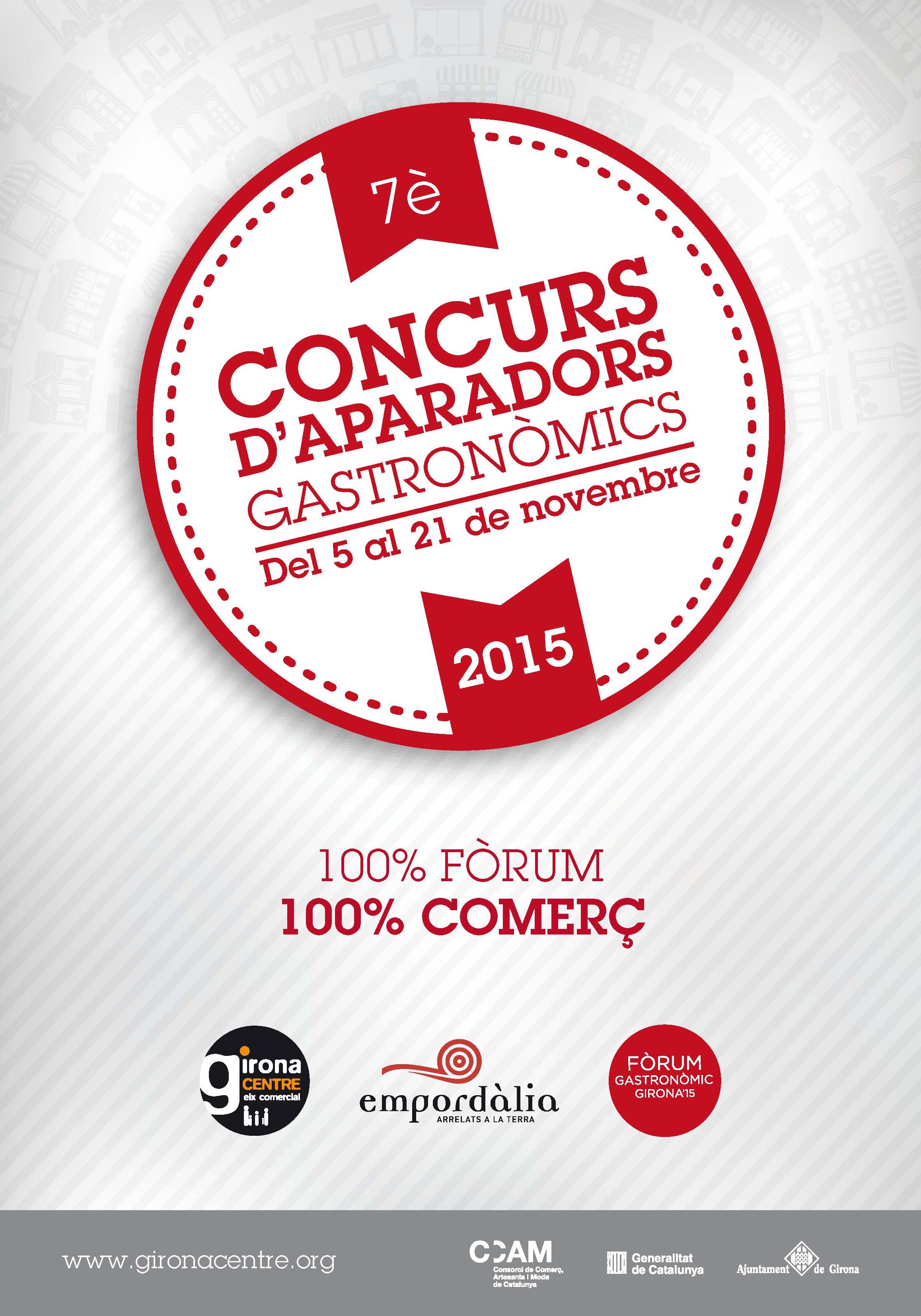 VII edició del concurs “Millor Aparador Gastronòmic” en el marc del Fòrum Gastronòmic 2015
