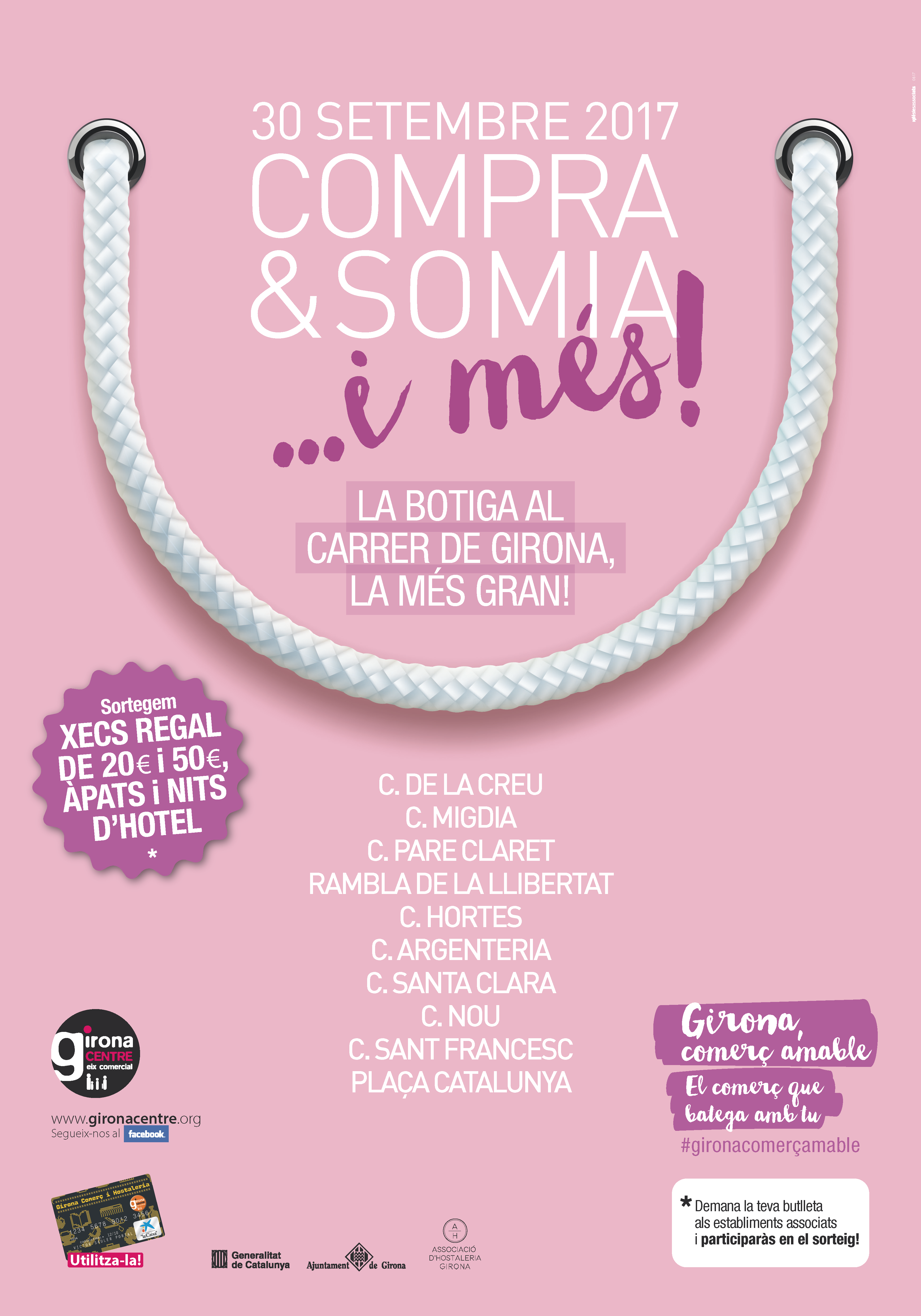 Dissabte 30 de setembre, a Girona: Compra & Somia, la botiga al carrer més gran de la ciutat