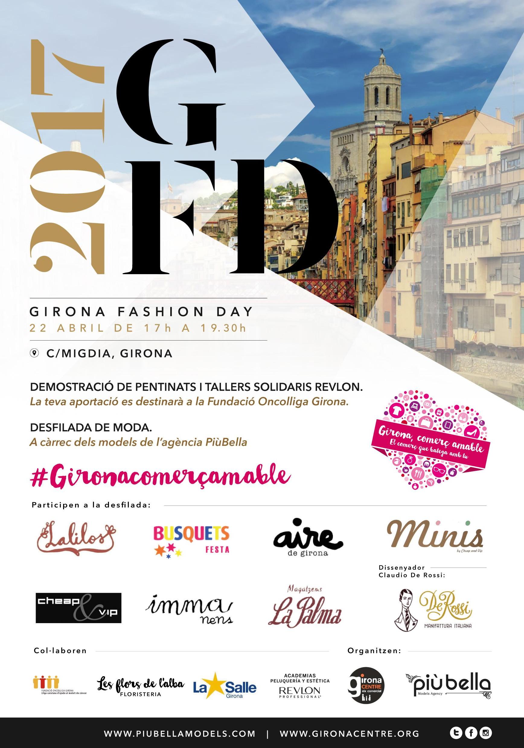 X Edició de la desfilada de moda Girona Fashion Day, dissabte 22 d'abril al carrer Migdia de Girona