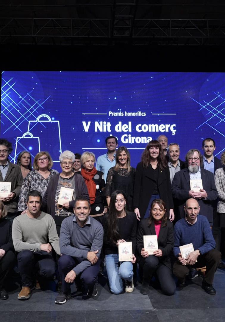 V Nit del Comerç de Girona, un gran reconeixement a grans comerços, trajectòries i teixit associatiu