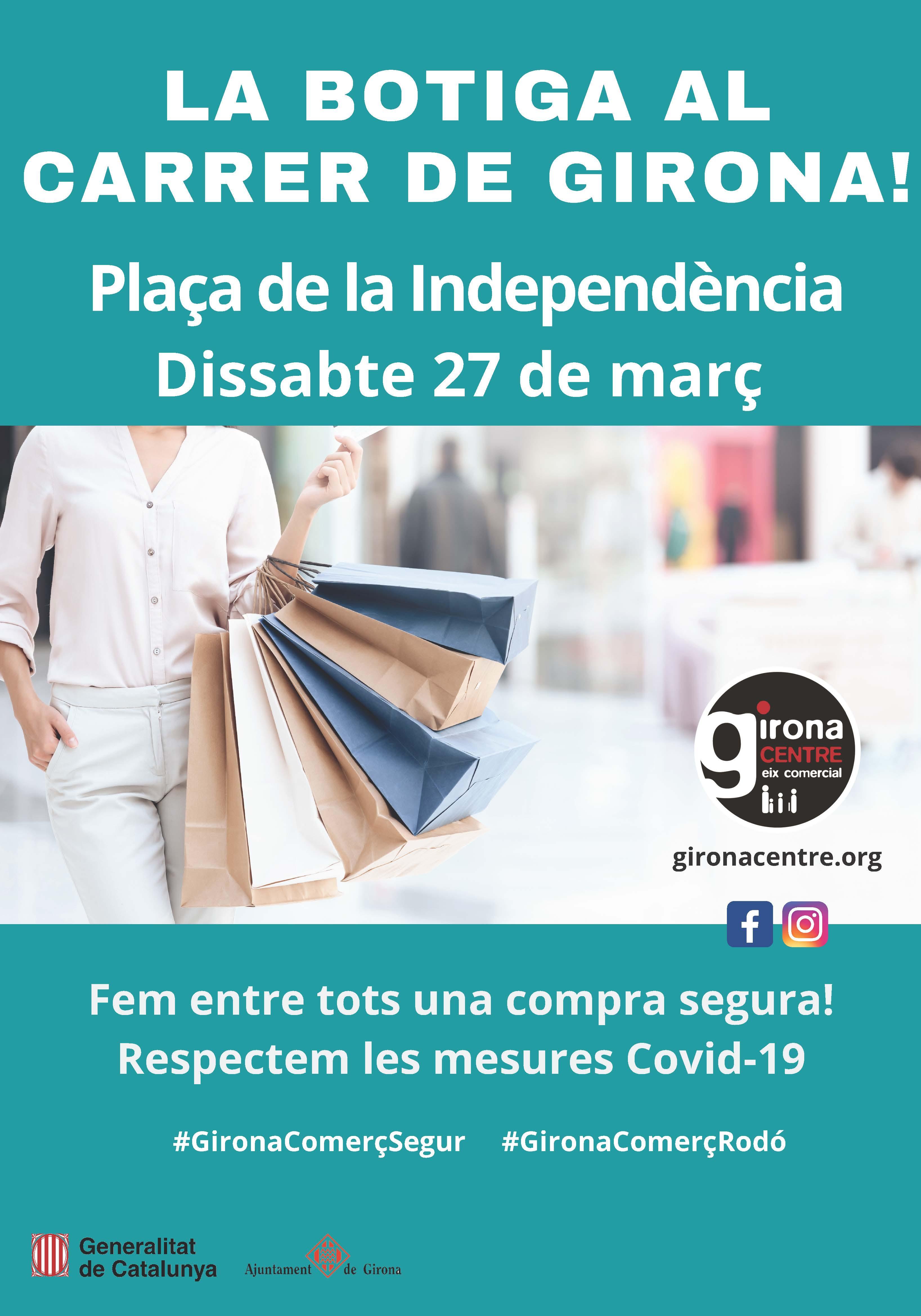 Torna la Botiga al Carrer de Girona! El dissabte 27 de març, a la plaça de la Independència