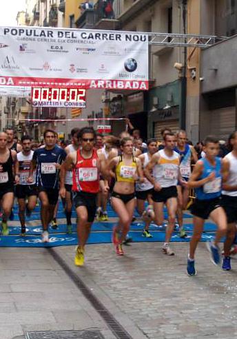 La Cursa Popular del Carrer Nou Girona Centre Eix Comercial manté el sostre de la participació i impulsa l'esperit participatiu entre els més petits