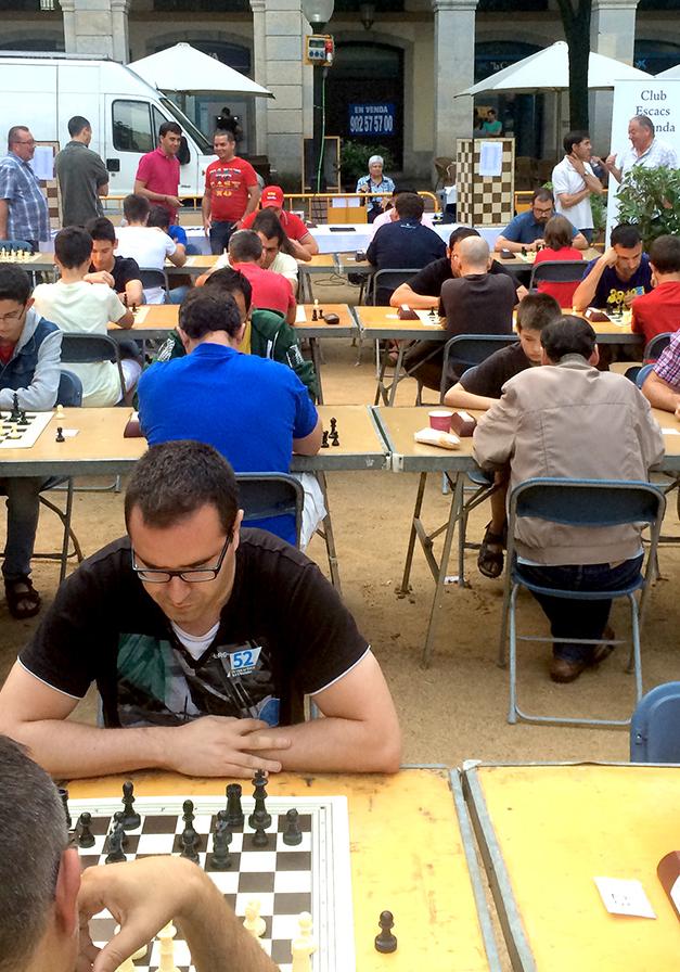 Girona Centre amb els Escacs a la Fresca