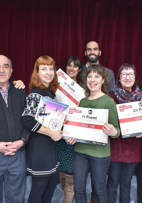 Plàstic Store, primer premi del I concurs d’aparadors  circenses de Girona