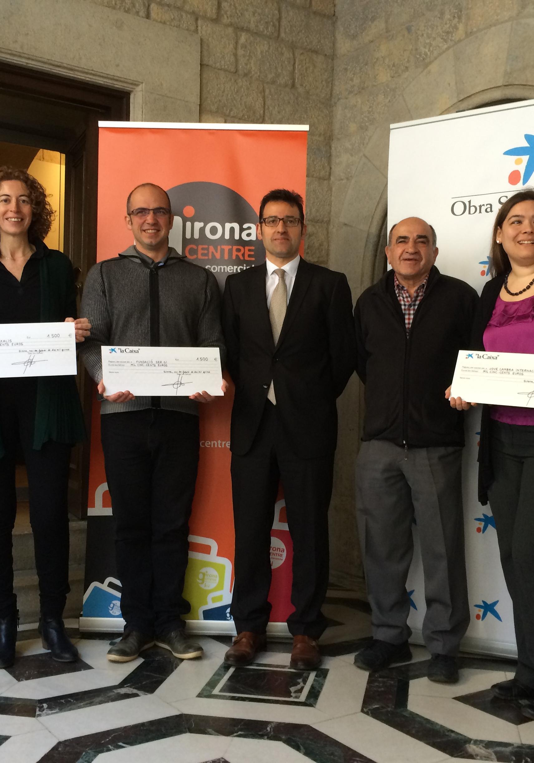 La Campanya Solidària del comerç i l’hostaleria recull 4.500€ per a tres entitats socials 