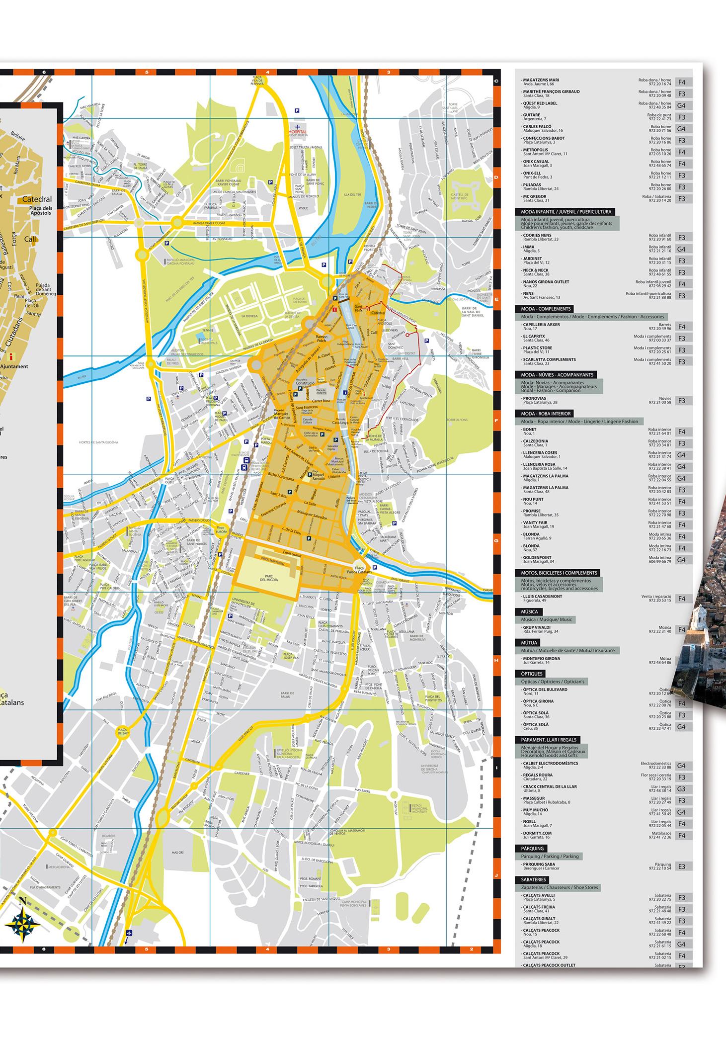 El comerç de Girona distribueix la nova edició del plànol turístic i comercial de la ciutat