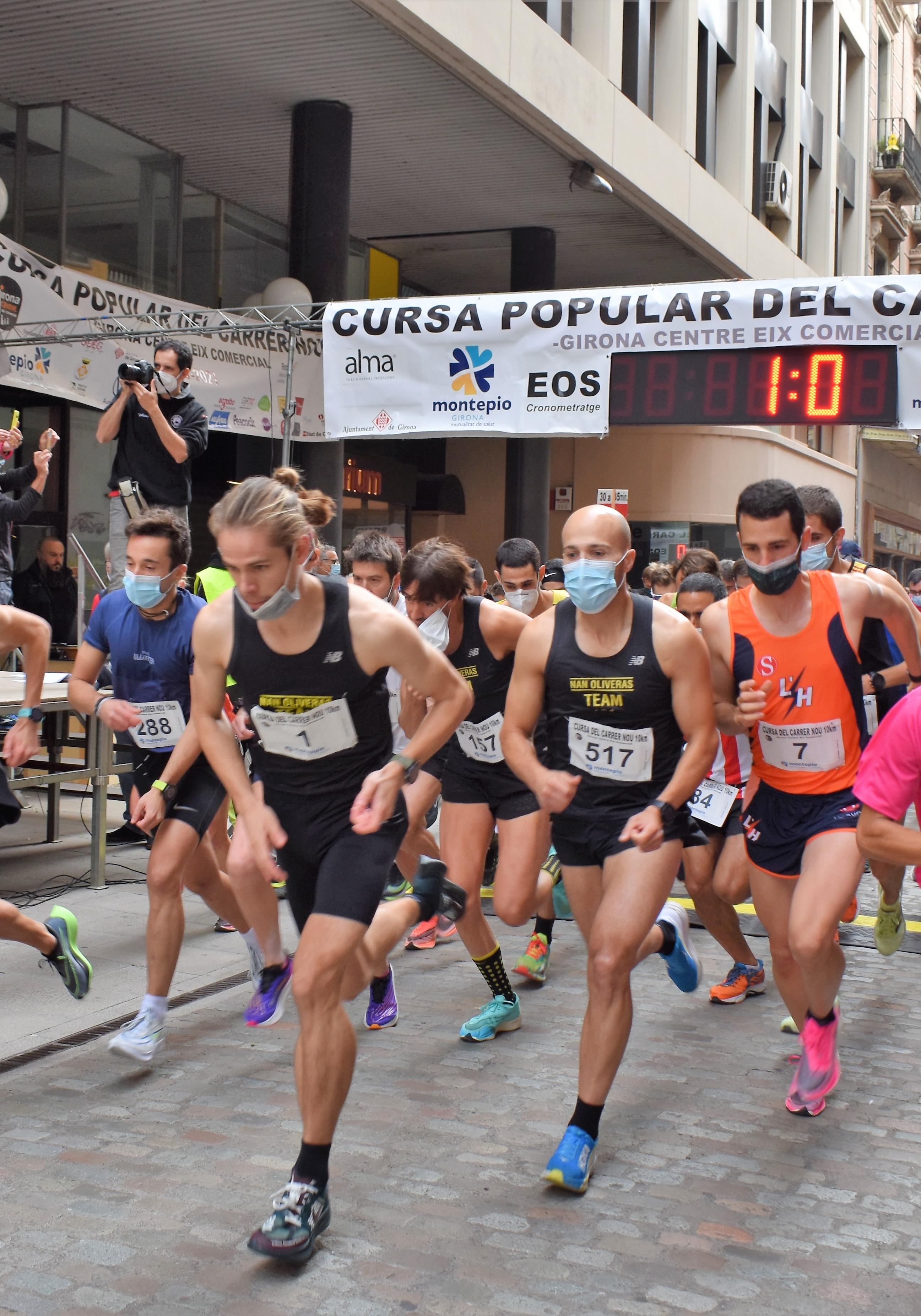 Nou èxit de la llegendària cursa popular del carrer Nou de Girona