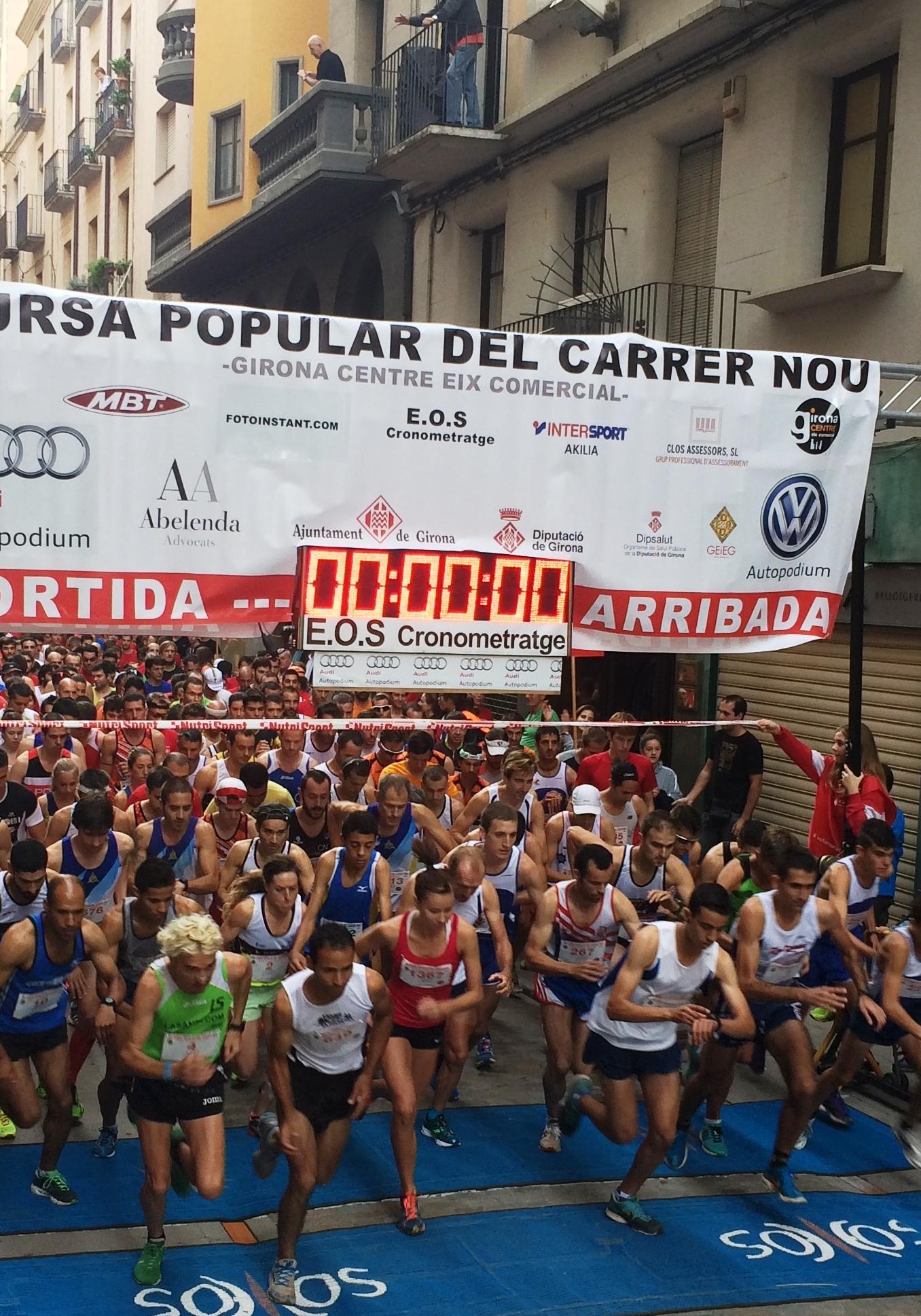 Èxit de participació de la Cursa Popular del Carrer Nou, amb 2.300 corredors 