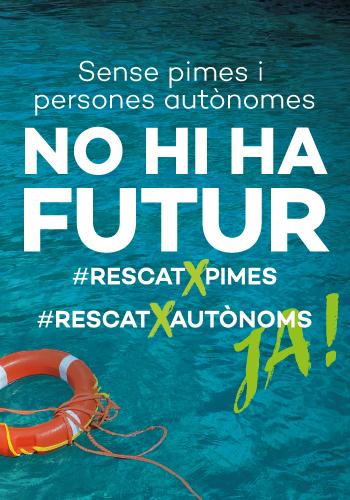 Girona Centre se suma a la campanya “Sense pimes i autònoms no hi ha futur”