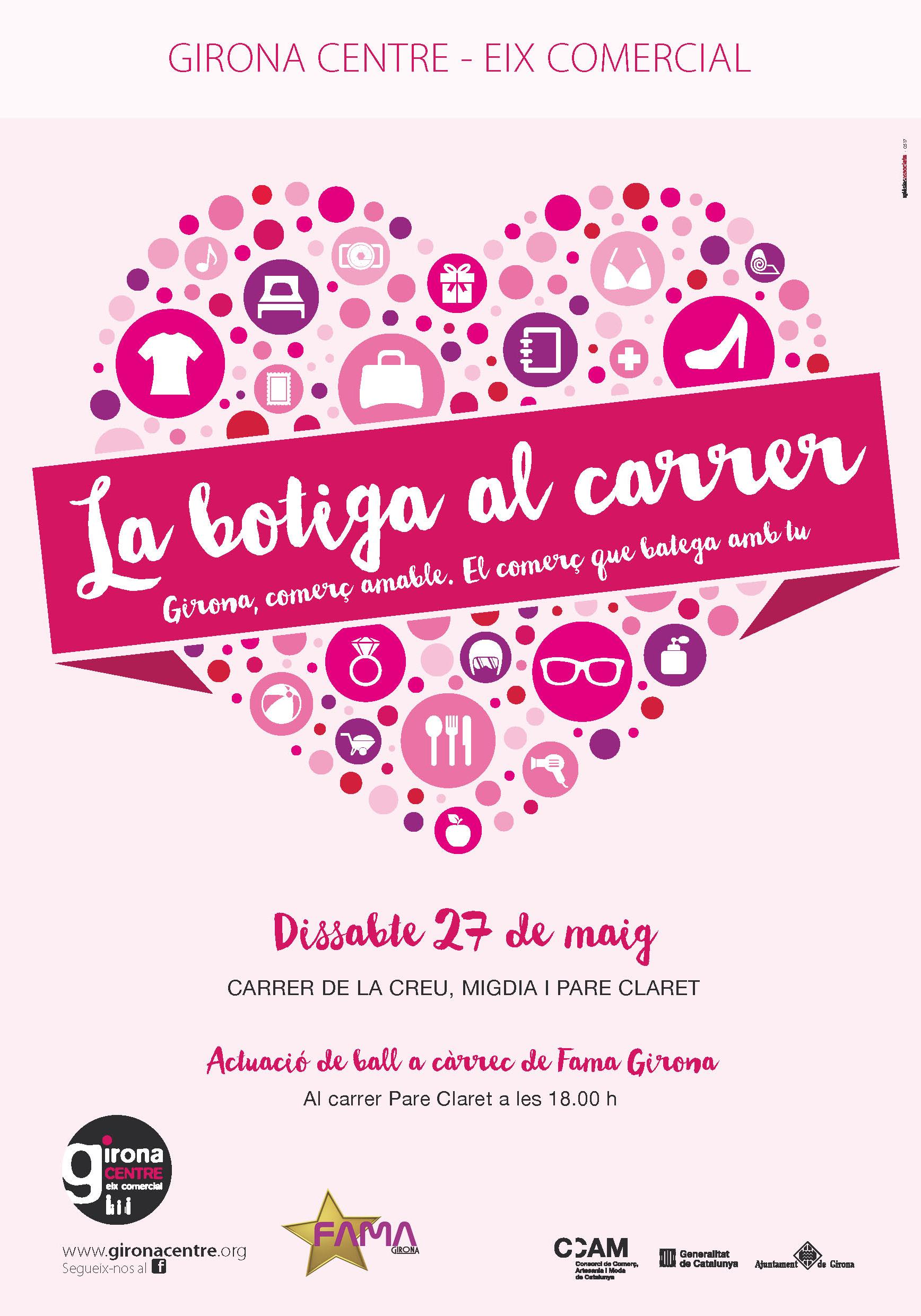 La primera botiga al carrer de la primavera, aquest dissabte 27 de maig, a la zona de l’Eixample