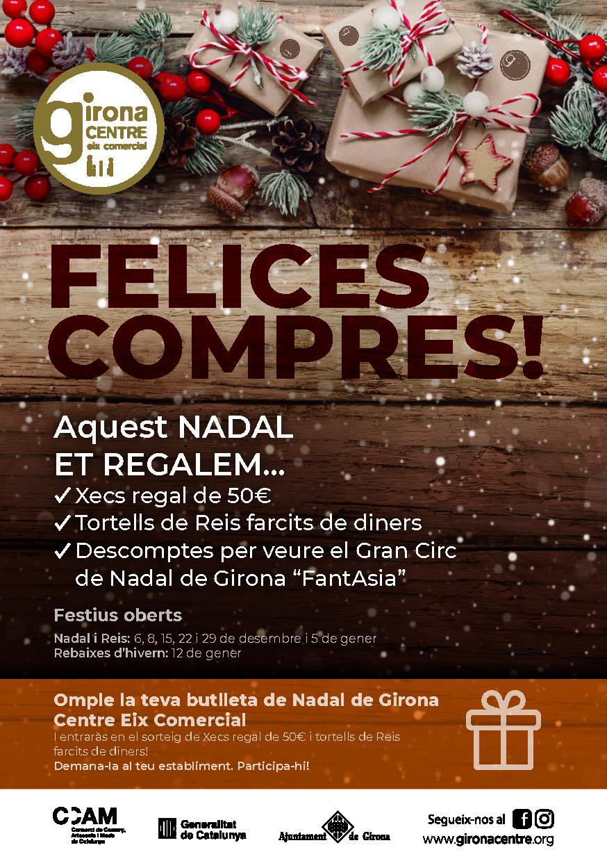 El premi per compra centra la campanya de Nadal del comerç de proximitat de Girona