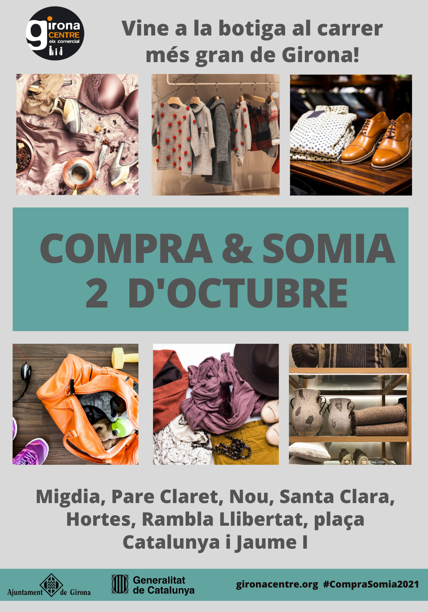 Botigues participants a la botiga al carrer Compra & Somia, la més gran de la ciutat!