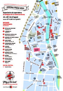 Espectacles teatrals als aparadors de les botigues de Girona en la 20ena edició del FITAG